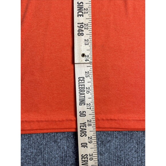 Nike Shirt Men's 2XL Orange Swoosh Dri-Fit Lightweight Athletic Active Gym XXL - Picture 11 of 16